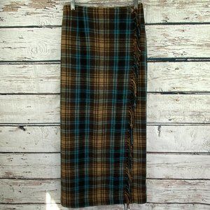 Cambridge Country Women's 4 Skirt Wool Fringe Wrap